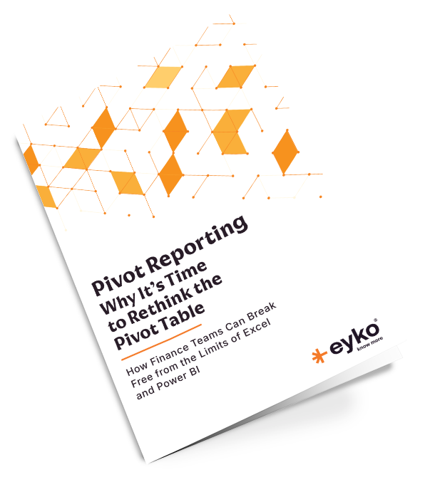 Pivot Reporting ebook cover